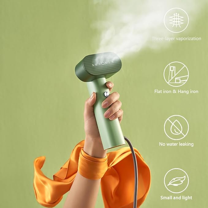 G6 Steamer for Clothes Portable 2-in-1 Travel Iron for Clothes, Just 0.7lbs