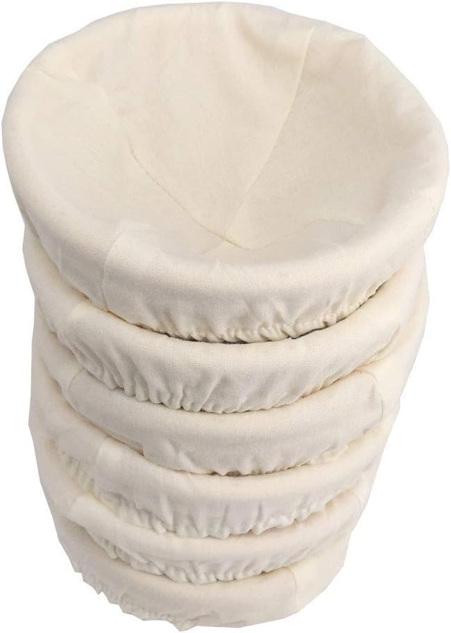 5 Inch Mini Banneton Bread Proofing Basket sourdough Set of 6