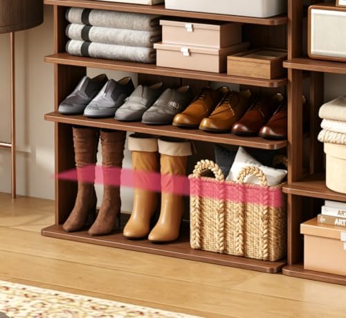HOMEFORT 10 Tiers Shoe Rack, 50 Pairs Large Shoe Shelf, 61.8" Tall Shoe ...