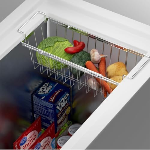 Orgneas Freezer Baskets for Chest Freezer Real Capacity Expandable