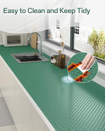 GTJ Shelf and Drawer Liner for Kitchen Cabinet Non-Adhesive Non Slip