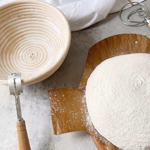 Dimpola Banneton Bread Proofing Basket Banneton Basket Set Sourdough Proofing...