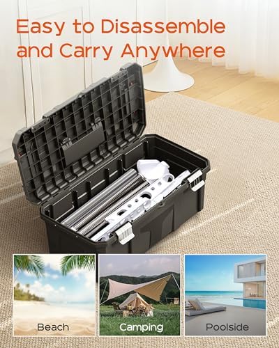 CASAMAYA Clothes Drying Rack Foldable, 70.9 inch Tripod Drying Rack for 35 Pi...