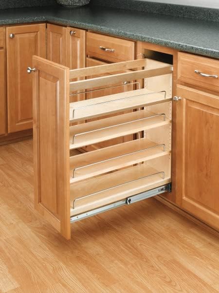 Rev-A-Shelf Pull Out Cabinet Organizer 448-BC-5C, 5-Inch Kitchen Cabinet Base...