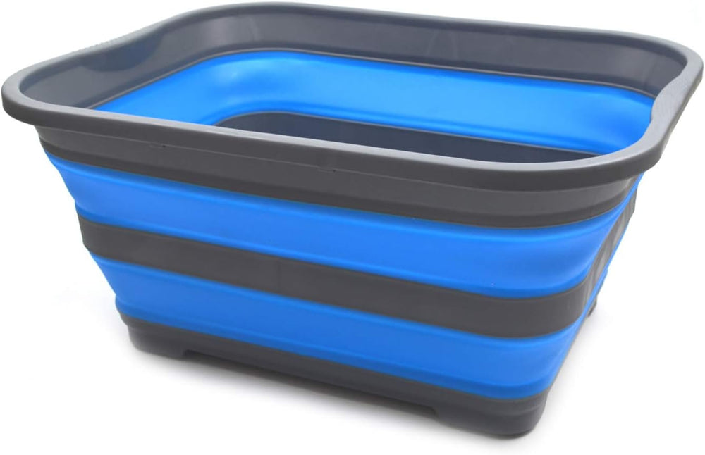 SAMMART Set of 2-40L (10.5 Gallon) Collapsible Plastic Laundry Basket-Pop Up ...