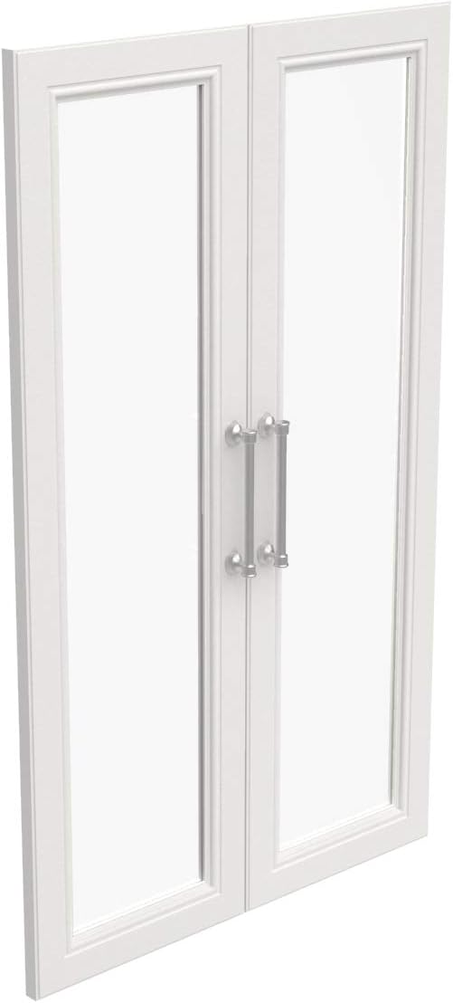 ClosetMaid Modular Storage Pair Set, 2 Glass Pane Doors, Wood Closet Organize...