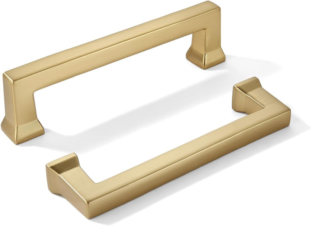 khtumeware 10 Pack 3-1/4inch(82mm) Hole Center Champagne Bronze Cabinet Pulls...