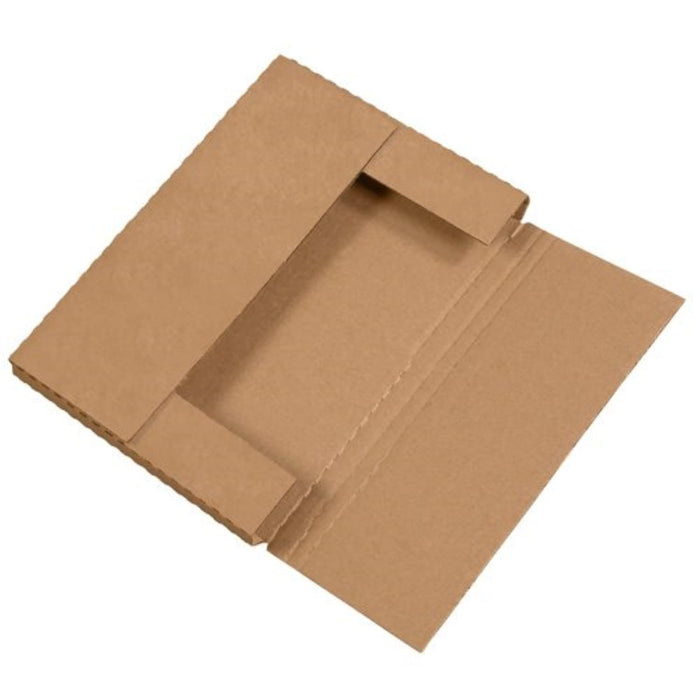 BOX USA Brown Kraft Easy-Fold Mailing Boxes, 12 x 10 1/2 x 2 Inches, Pack of 50, Crush-Proof, for Shipping, Mailing and Storing