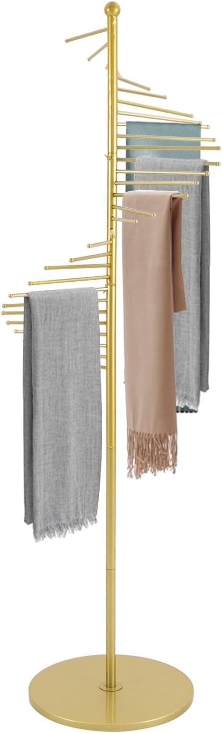 Rotating Clothing Rack, Heavy Duty Spiral Retail Costumer Garment Rack, 360° ...