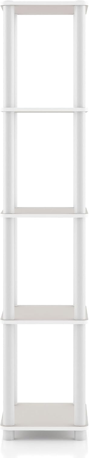Homes: Inside + Out Apexa Modern 5-Tier Narrow Shelving Units, Collectibles D...