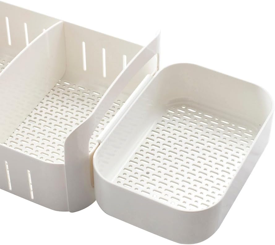 YouCopia RollOut Caddy Rolling Storage Bin with 2 Adjustable Dividers and Rem...