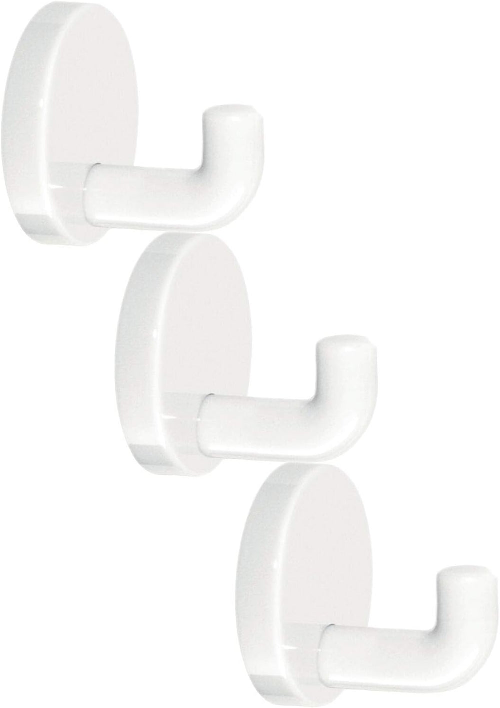 vasalat HEWI Wall Hooks Depth 30 mm Set of 3 Polyamide Pure White