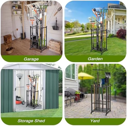 Garden Tool Organizer, Garage Tool Organizer & Garage Organization, Heavy...