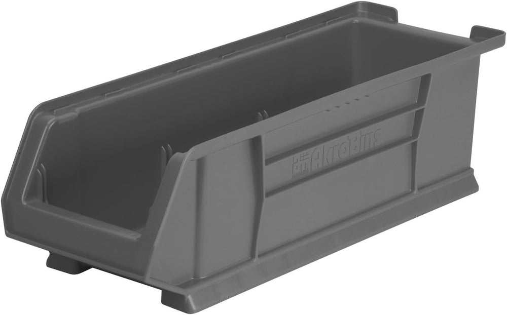 Akro-Mils 30284 Super-Size AkroBins Plastic Storage Bins, Space-Saving Stacka...