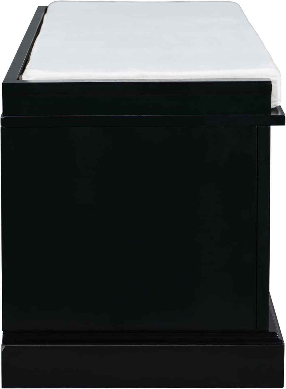 Knocbel 42.5" Storage Bench with Removable Cushion, 2 Drawers and 2 Cabi...