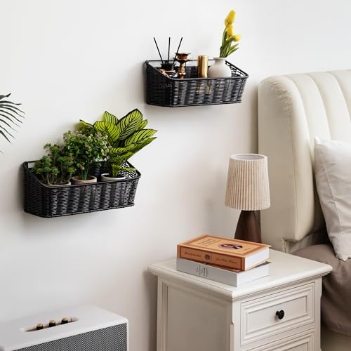 GRANNY SAYS Hanging Wall Basket, Wall Mount Basket for Kitchen, 2 Pack