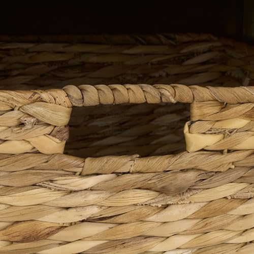 SAFAVIEH Furniture - Freddy 2-Basket Storage Bench - Dark Chocolate - Solid W...