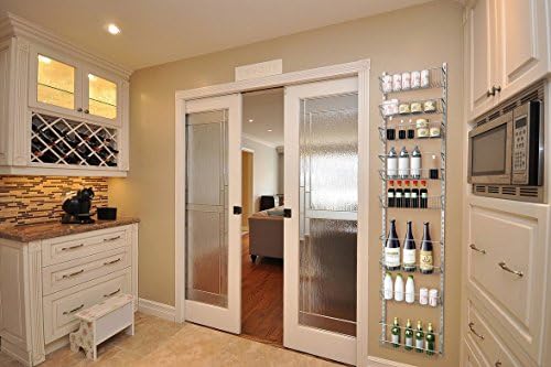Home-Complete Pantry Over The Door Spice and Jar Rack Organizer - Great Stora...