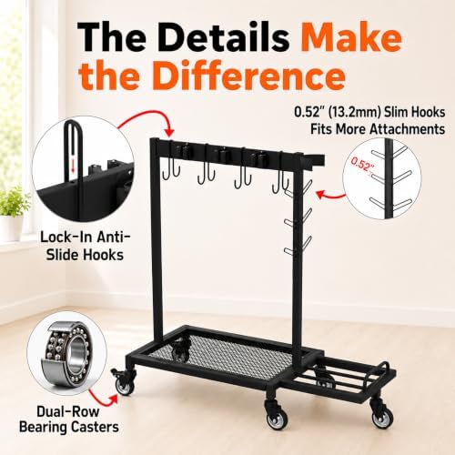 Broom Holder Cleaning Supplies Organizer with Mop Hanger and Vacuum Storage