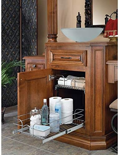 Rev-A-Shelf - 5WB2-1522-CR - 15 in. W x 22 in. D Base Cabinet Pull-Out Chrome...