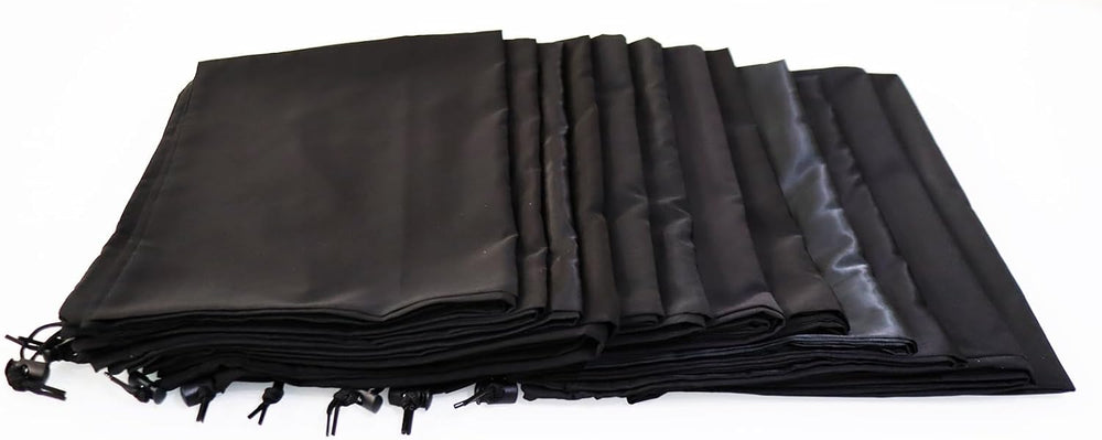 Extra Large Laundry Bag 30"x40", Black, 18 Pack