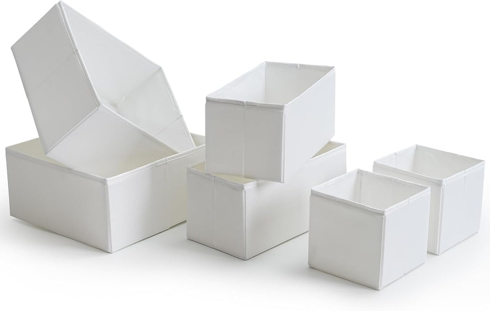 TYEERS Drawer Organizers, Durable Fabric, Washable, with Base Support Boards,...