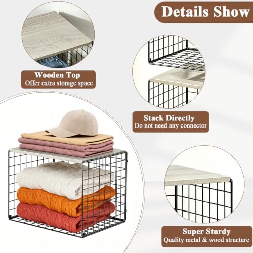 Widened and Heightened Large Capacity Closet Organizers And Storage Shelf