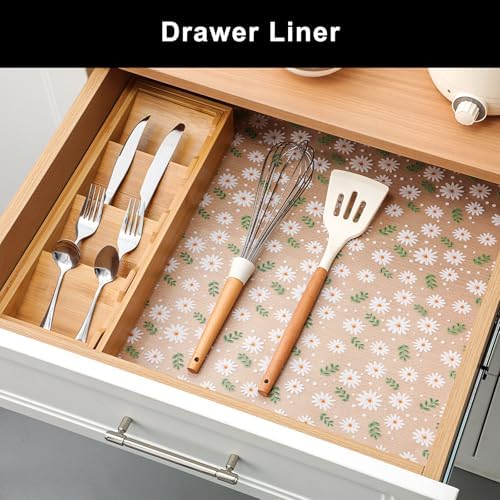 Cooyes Shelf Liner Non-Adhesive EVA Cabinet & Drawer Liner 11.8" x 3...