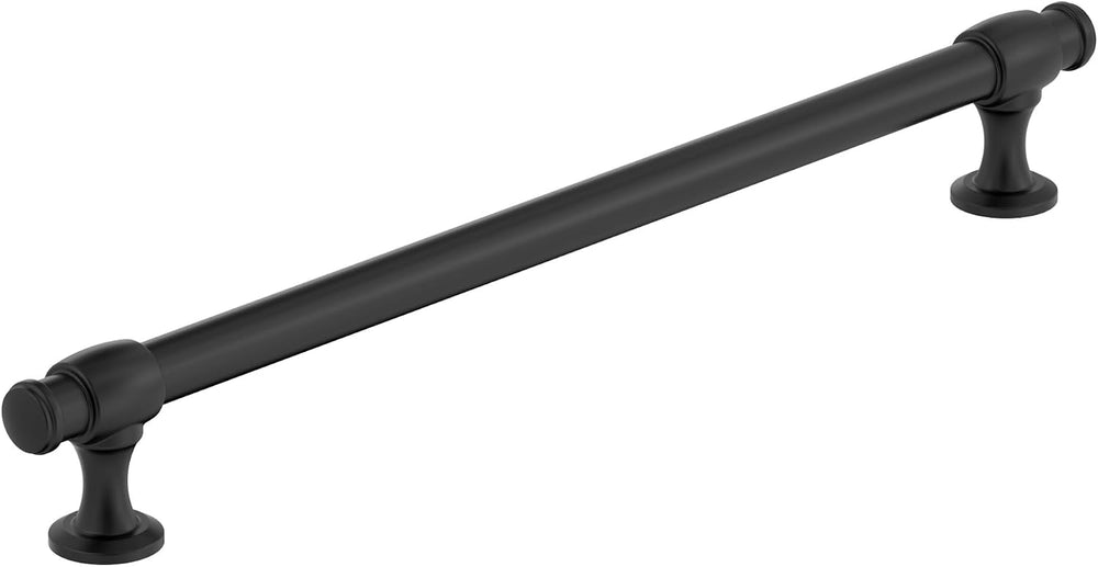 Amerock 10-1/16" Winsome Matte Black Drawer Pull