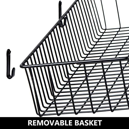 Farmhouse Décor Metal Wire Organizer Storage Basket Bin(4 Pack)-Toilet Paper ...