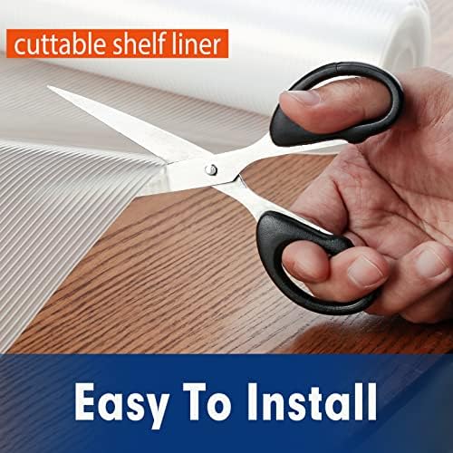 Shelf Liner, Drawer Liner, 20 Inches x 20 FT Cabinet Liner for Kitchen Cabine...