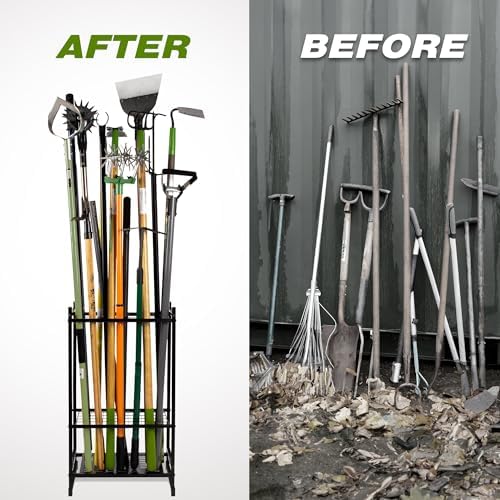 Garden Tool Organizer, Garage Tool Organizer & Garage Organization, Heavy...