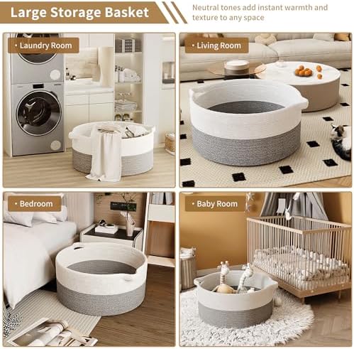 125L Extra Large Blanket Basket, 25" x 16"