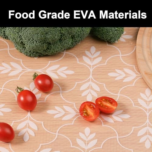 Cooyes Shelf Liners for Kitchen Cabinets Waterproof Kitchen Cupboard Mats