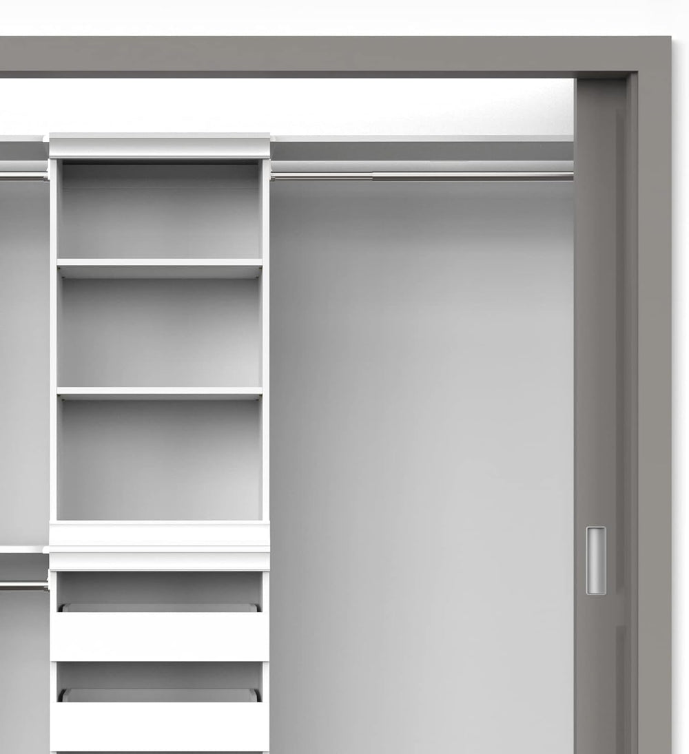 ClosetMaid Modular Closet Collection Shelf and Hang Rod Accessory Kit, 36-Inc...