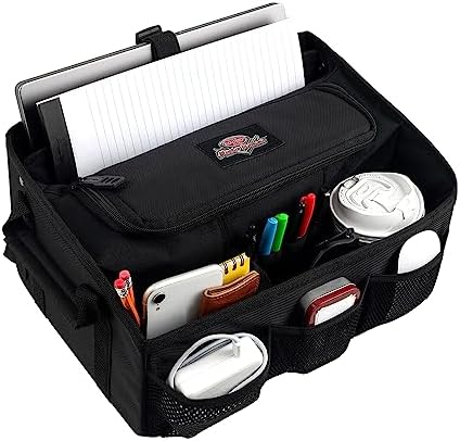 Bucket Boss - AutoBoss Mobile Office Auto Organizer, Auto Boss (AB30010) , Black