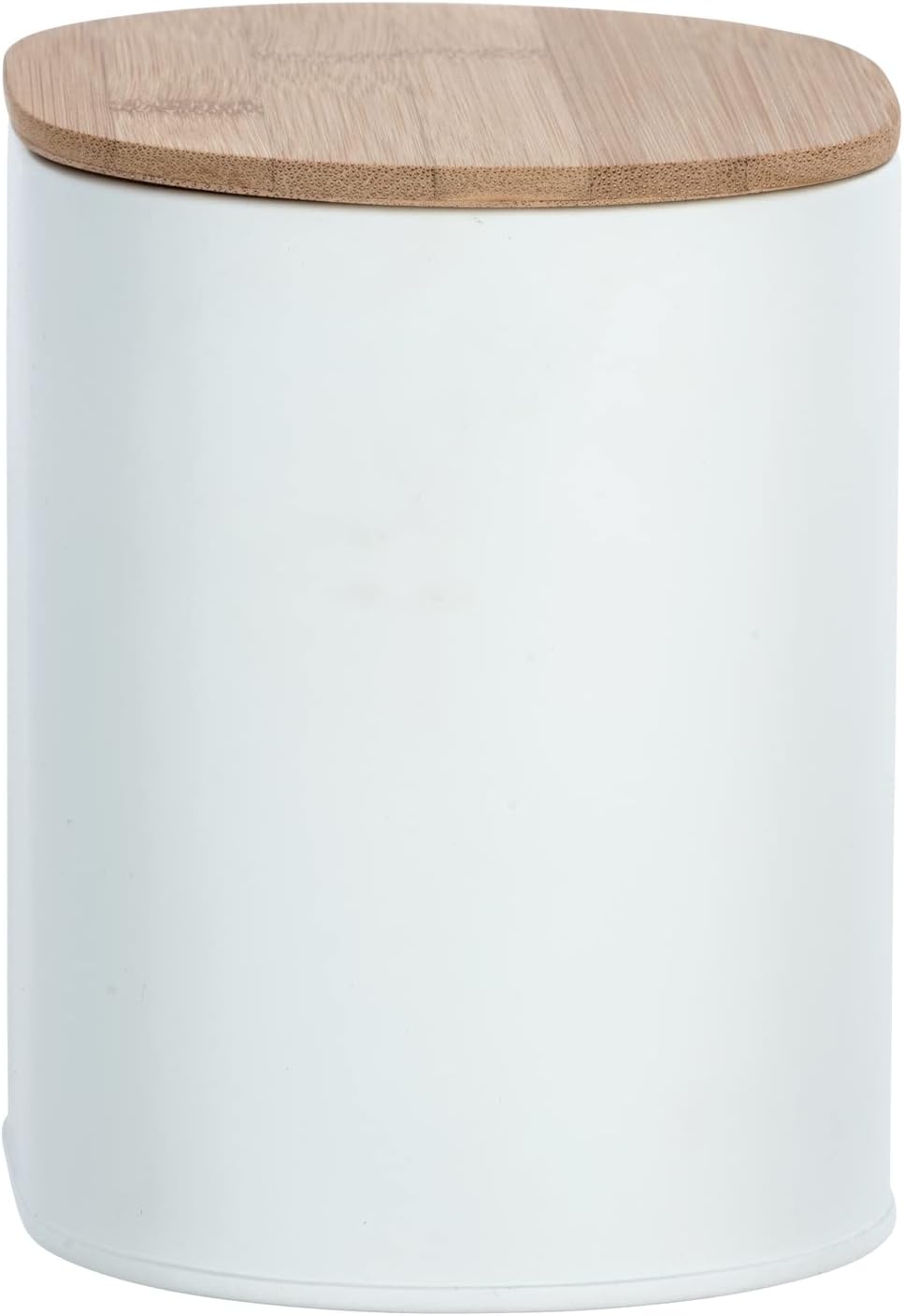 Wenko 23699100 Bathroom Box, White/Brown, 14.5 x 13.5 x 10.5 cm
