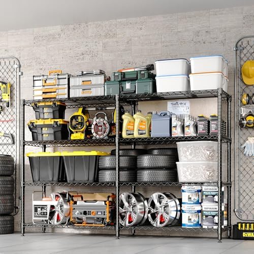 Takywep 60" w Wire Shelving 1060LBS Heavy Duty Metal Rack