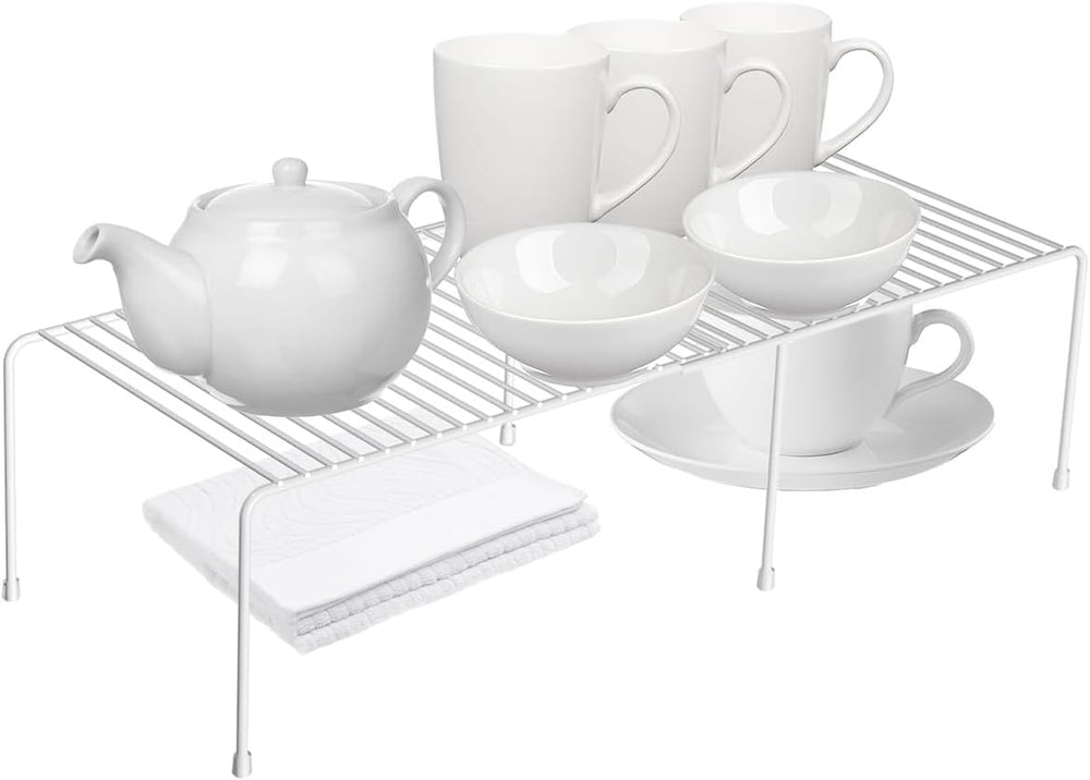 Freezer Shelf Expandable Kitchen Cabinet Organizer Shelf Riser