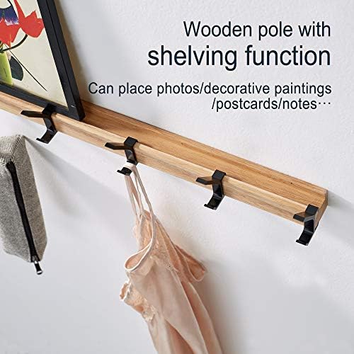 Coat Hook Rack Wall Mounted Coat Rack-5 Double Hook,Aluminum,Metal Coat Hook ...