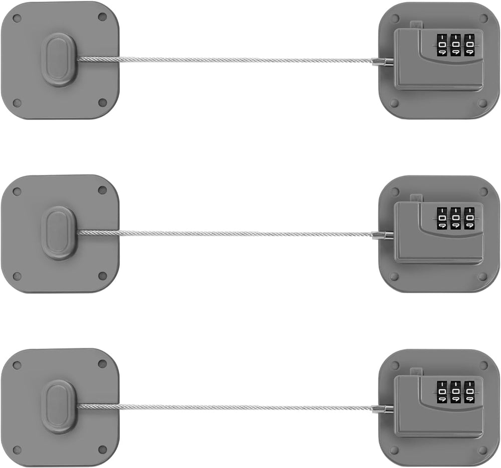 Refrigerator Lock, Heavy Duty Fridge Lock, Combination Lock for Refrigerator ...
