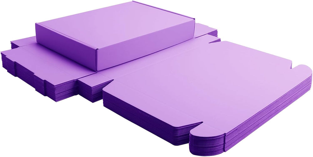 Purple Shipping Packaging Boxes Mailers E-Commerce Packing 20Pcs13×9×2 Inch