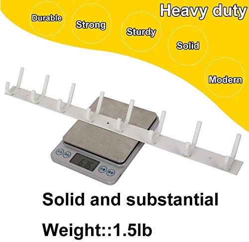 WEBI Coat Rack Wall Mounted,8 Hooks,24" Long,Coat Hooks Wall Mount,Wall ...