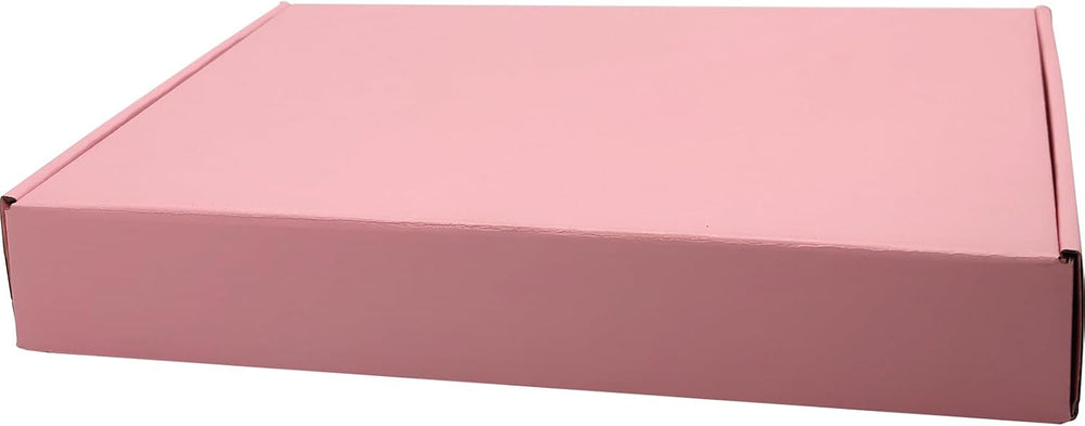 13x10x2 Shipping Boxes (25pcs) Pink Mailer Corrugated Cardboard Box