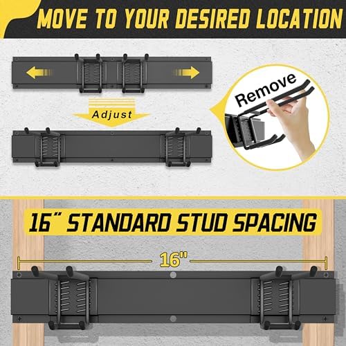 klasit Garage Wall Organizer,15Pack Carries 675 lbs,Garden Tool Organizer