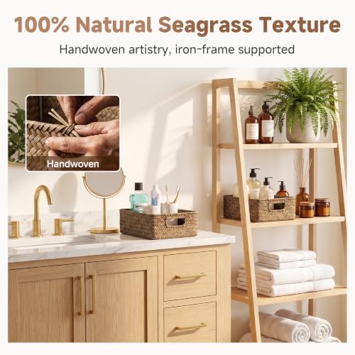 StorageWorks Wicker Baskets for Storage, Woven Baskets for Organizing