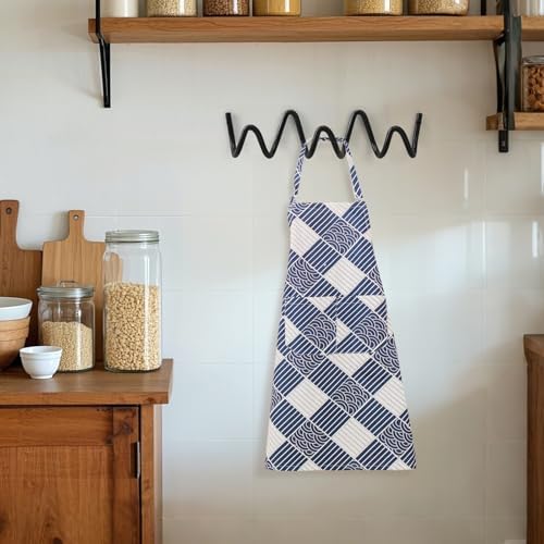 Coat Rack Wall Mount, Creative Wave Wall Hooks 20KG Capacity, Easy Installati...