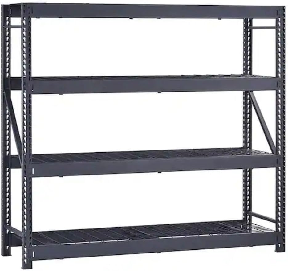 Husky Industrial Duty Steel Garage Shelving Unit – Heavy Duty Metal Storage R...