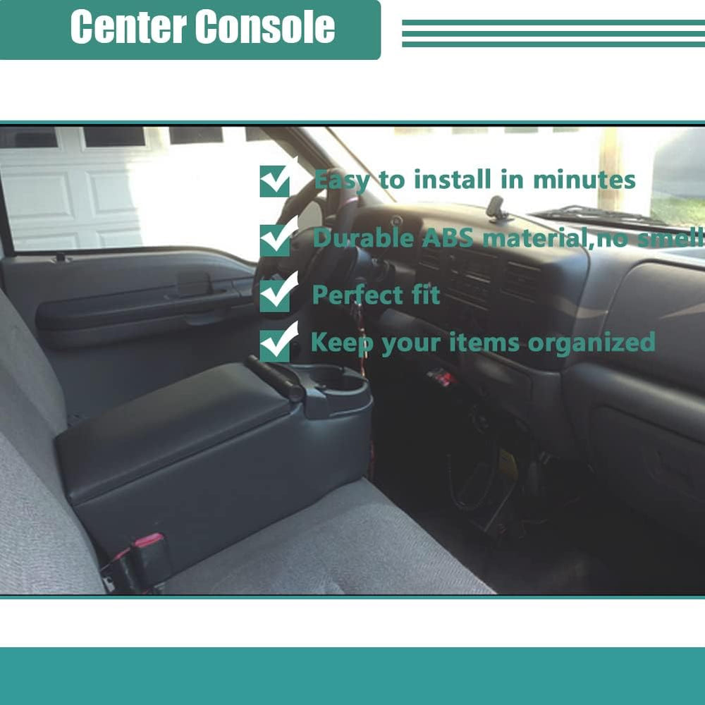 Universal Truck Seat/Bench Contractor Center Console Business Organizer and S...