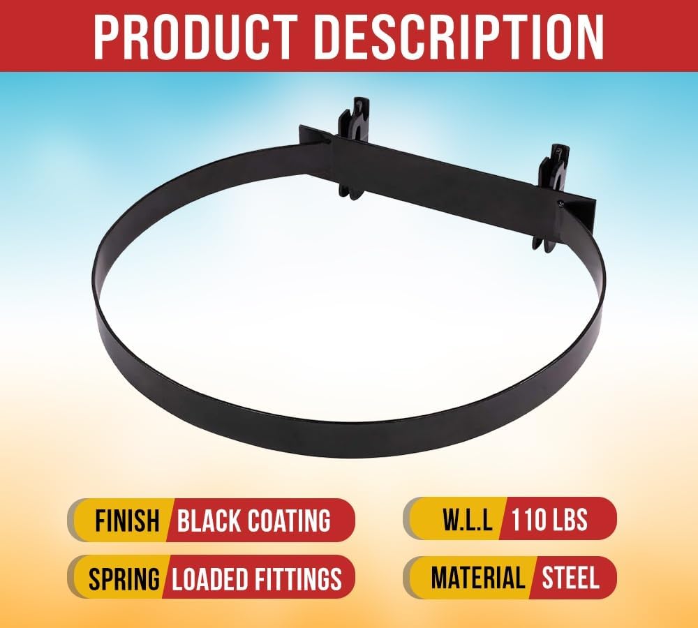 Mytee Products E-Track Bucket Holder - Enclosed Trailer 5 Gallon Holder - Acc...